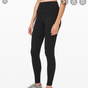 Black lululemon align leggings